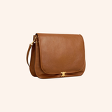 Tas Celine Soft Triomphe Besace Supple Shiny Lambskin Soft Tan
