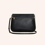 Tas Celine Soft Triomphe Besace Supple Shiny Lambskin Black