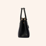 Tas Prada Galleria Medium Saffiano Leather Black