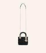 Tas Dior Mini Lady Dior Bag Cannage Lambskin