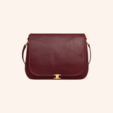 Tas Celine Soft Triomphe Besace Supple Shiny Lambskin Red
