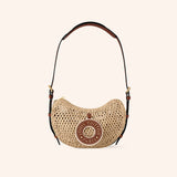 Tas LV Louis Vuitton Croissant MM Natural Raffia