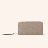 Dompet LV Louis Vuitton Zippy Wallet Monogram Empreinte - Tourterelle Beige
