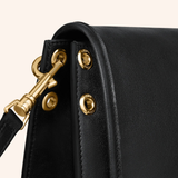 Tas Celine Soft Triomphe Besace Supple Shiny Lambskin Black
