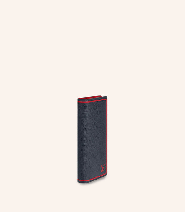 LV Louis Vuitton Brazza Wallet Taiga-leather