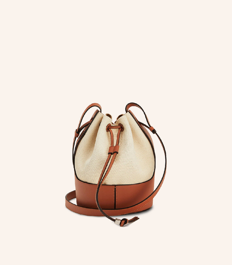 Tas Loewe Small Balloon Bag in Canvas and Calfskin Toko Tas Branded Mirror Online Terbaik thesankara