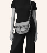 Tas Loewe Small Gate Bag Grained Calfskin