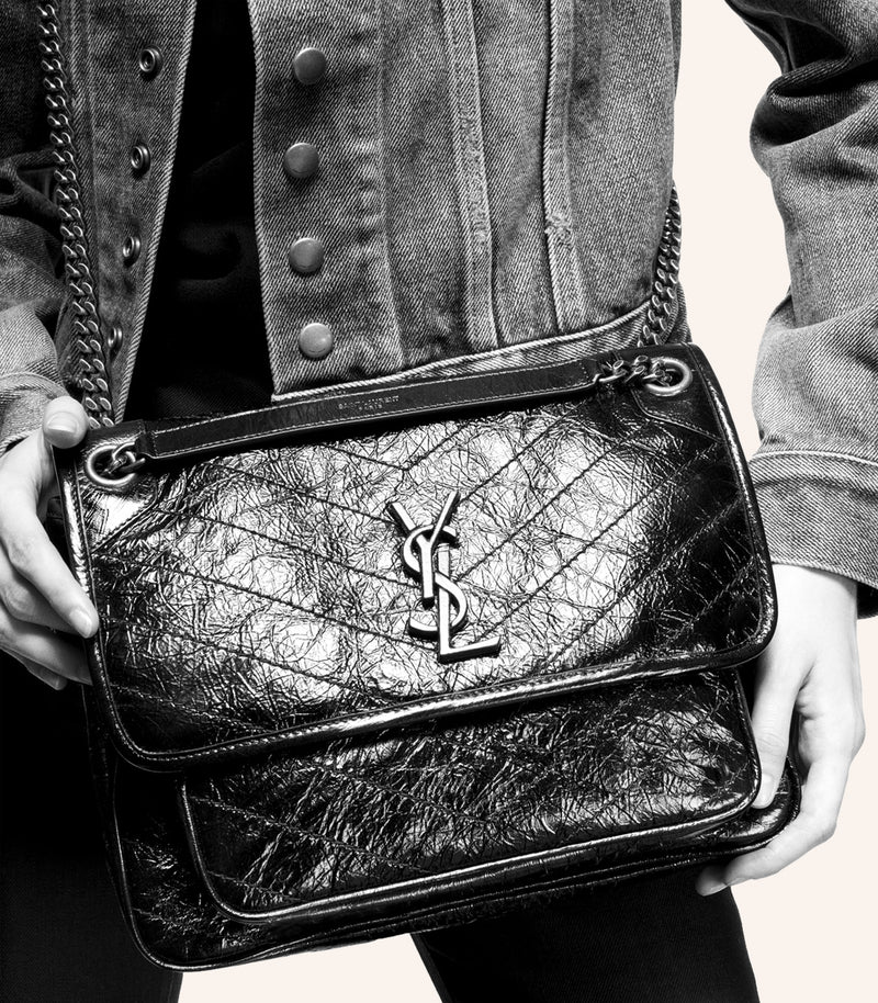 Tas YSL Saint Laurent Niki Medium In Vintage Leather Toko Tas Branded Mirror Online Terbaik thesankara